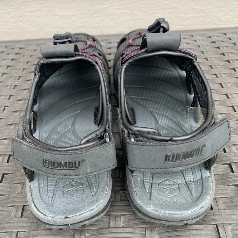 Khombu Women Active Sandal, Ashley, Color Black & Purple SZ 8‎ M - Picture 3 of 7